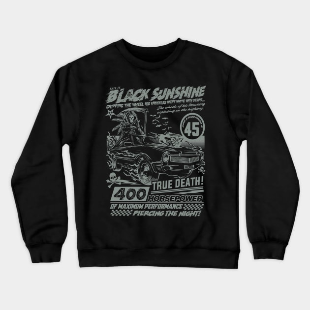 BLACK SUNSHINE Crewneck Sweatshirt by joeyjamesartworx